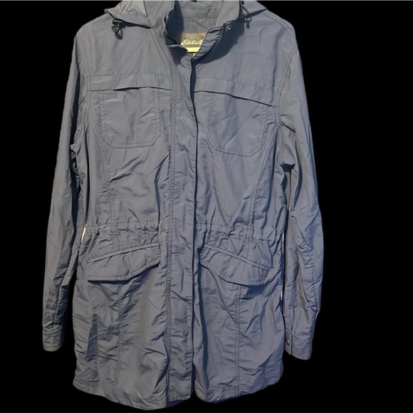 Eddie Bauer VINTAGE size large Nylon and Polyester coat windbreaker - Picture 8 of 10